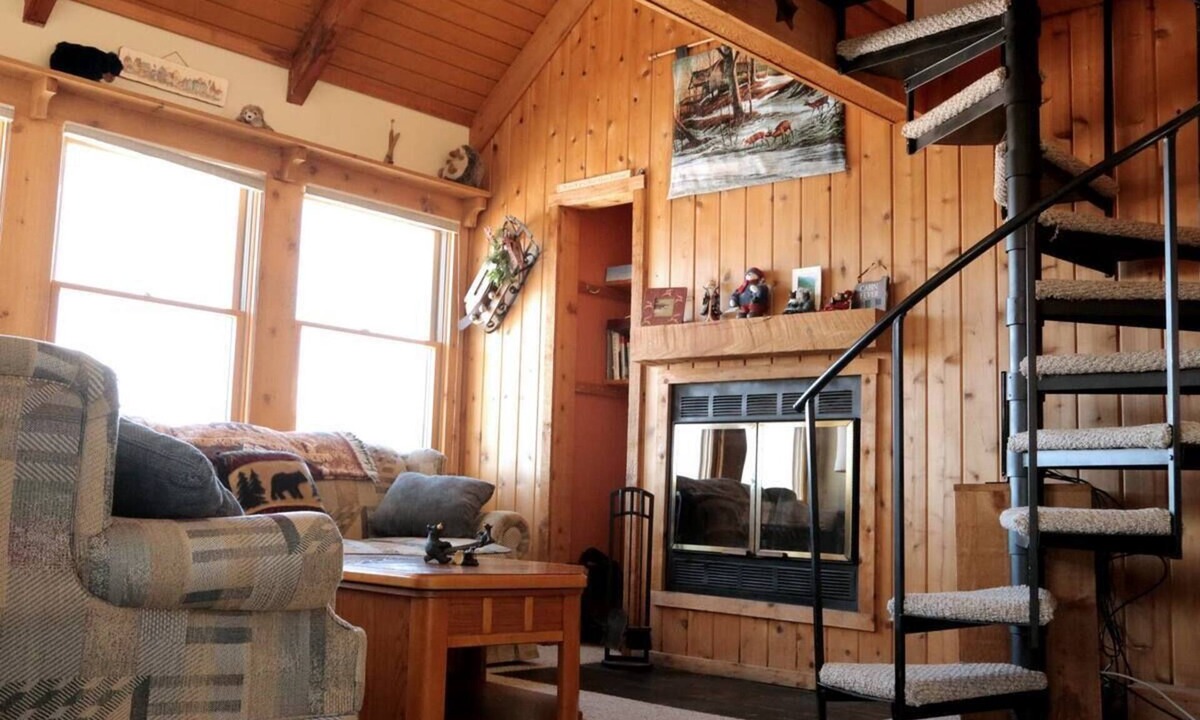 Davis Cabin | 1BR cabin plus loft sleeps 5 fantastic views
