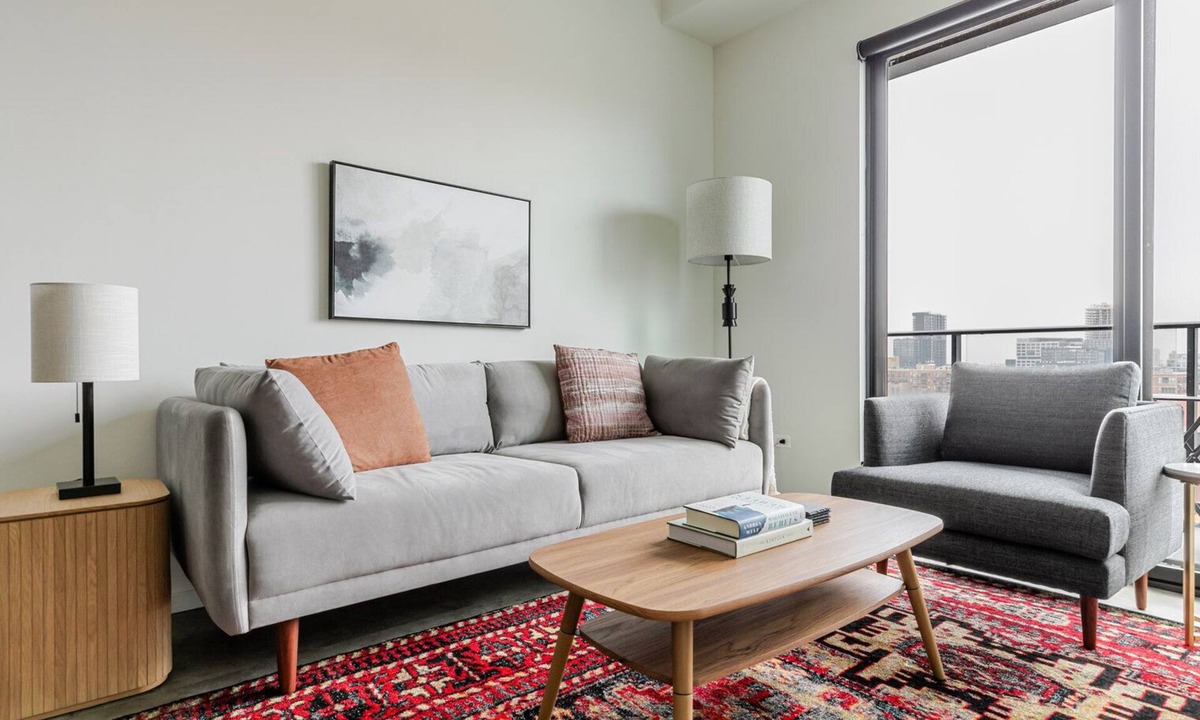 Near West Side Apartment | Blueground | West Loop, gym & bbq, nr Willis Tower