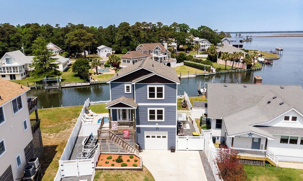 Colington House | Canalfront, Private Pool, Sound Views, COL22, Island Breeze