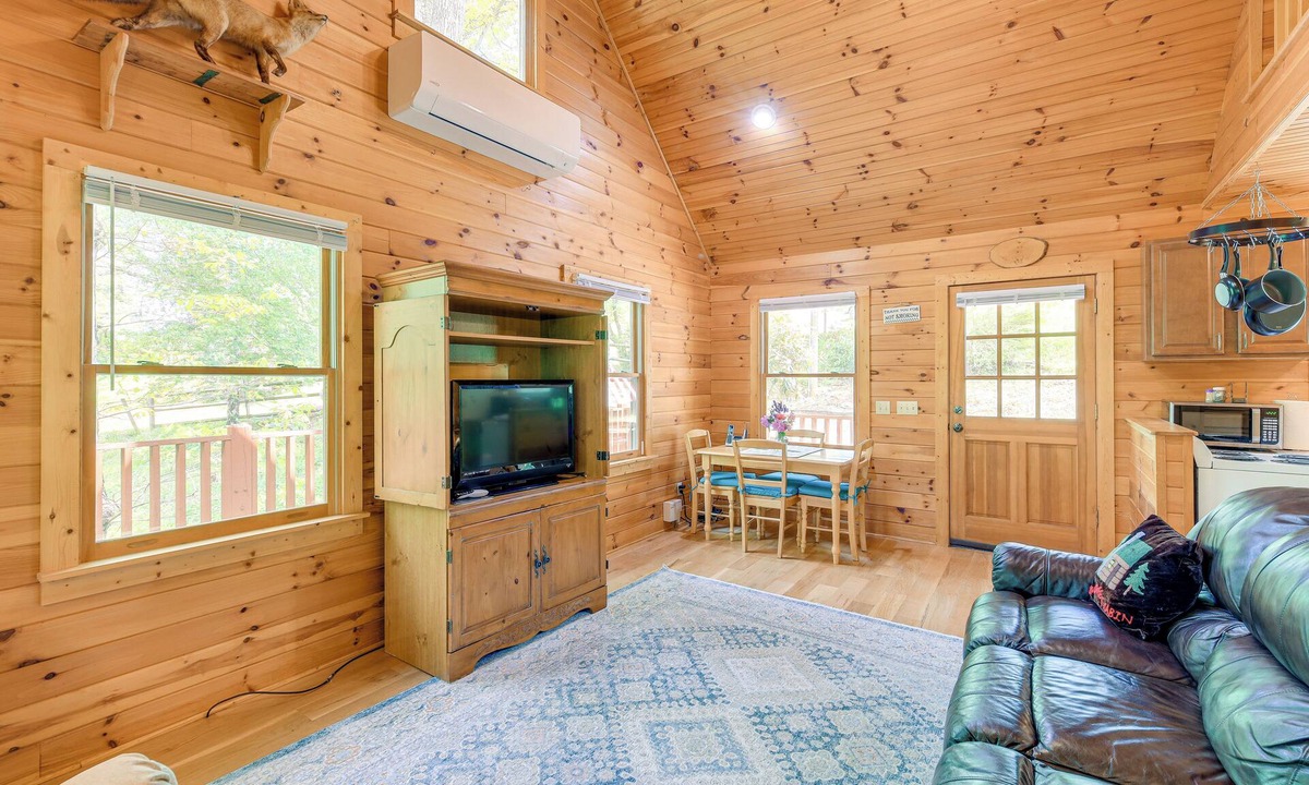 Laurel Springs Cabin | Charming Cabin w/Wraparound Deck in Blue Ridge!