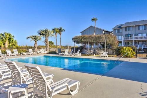 Oceanmarsh Subdivision House | New Screened Deck With Views To The Ocean