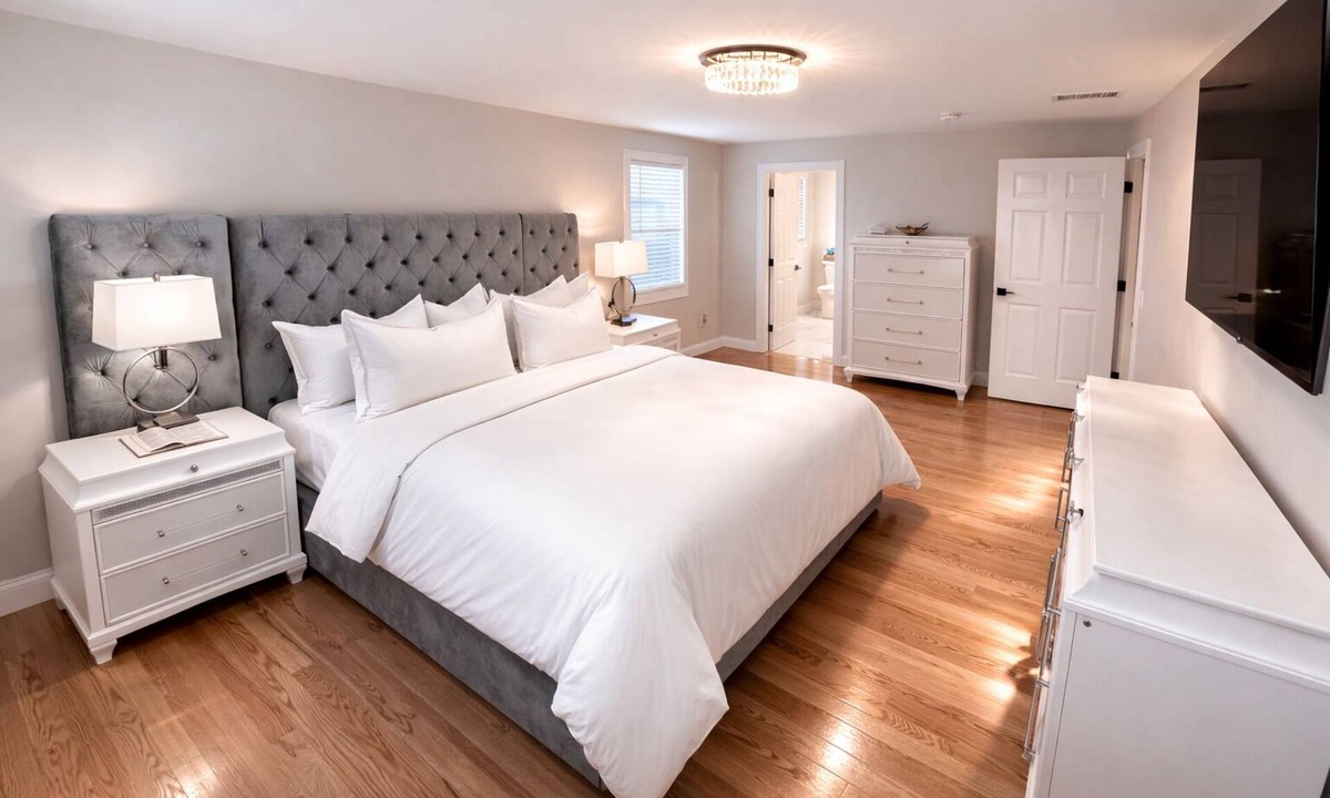 Springfield House | Newly built 3BR Luxe home with sPA bath,Chef Kitchen near Big E, Mass Mutual