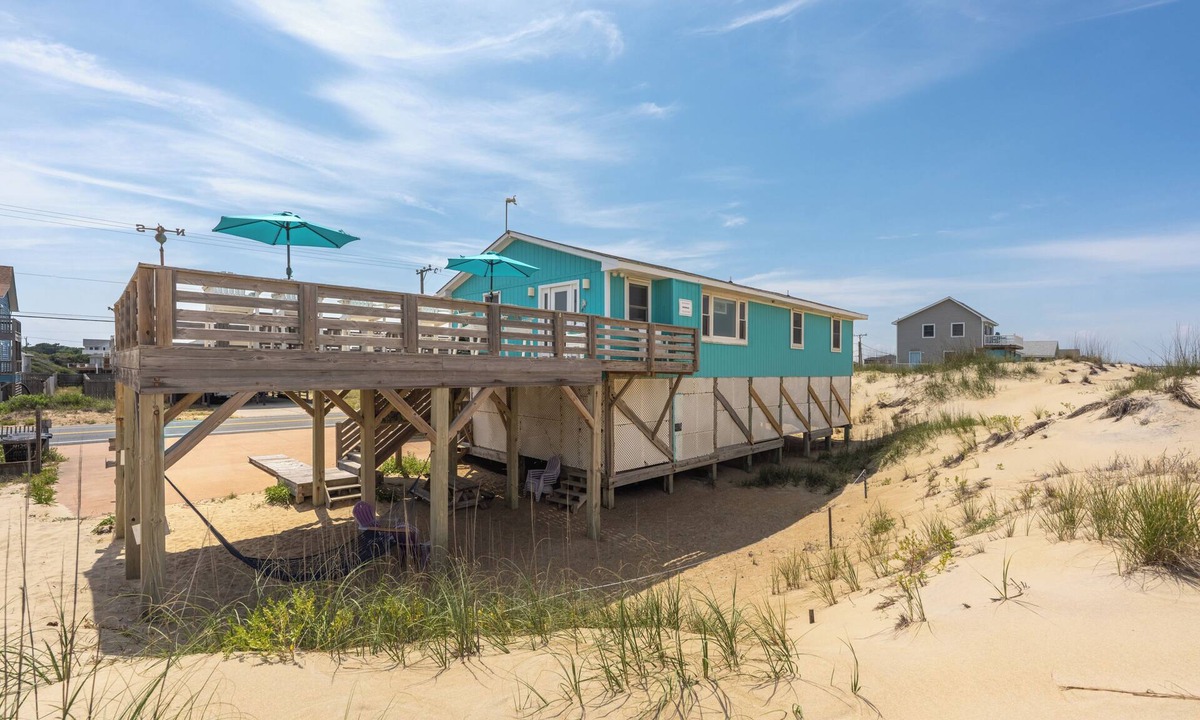 Kitty Hawk Cottage | Oceanfront home featuring 500 square foot Oceanfront deck!