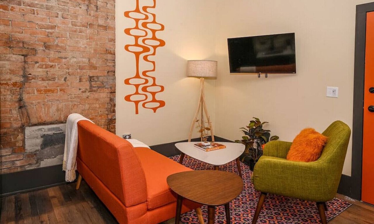 Over-the-Rhine Apartment | Orange Dreamsicle OTR