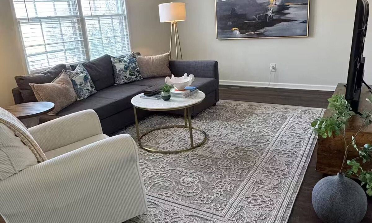 Greensboro House | Spacious 4BR Home with Game Room and Backyard Oasis with Firepit and Hammock!