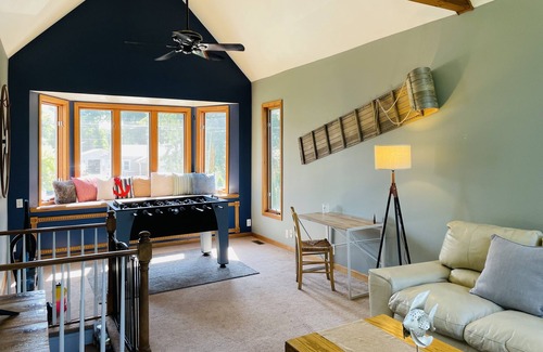 Channel Lake Cottage | Cozy Lake Front Getaway! Views/Fishing/Dogs Welcome/Skiing/Kayaks/Huge Yard!
