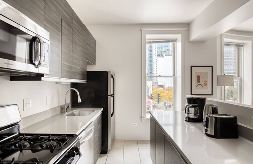 South Loop Apartment | Impeccable South Loop 2BR nr L & Grant Park, by Blueground
