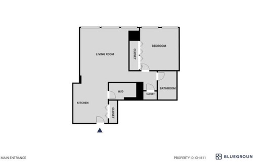 Illinois Medical District Apartment | Modern Medical District 1BR w/ Gym & W/D, 1 block to L, by Blueground