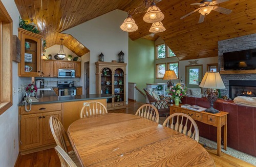 Boone House | 1 Amazing View - Great location, cozy, Foosball table and hot tub!