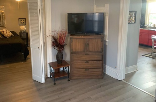Canton Apartment | 1BR Rental with Retro Flair