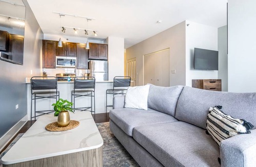 River North Apartment | 55 m² Studio flat ∙ 1 bedroom ∙ 2 guests