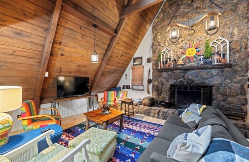 Mentone Cabin | A-Frame w/VIEWS | Walk to Downtown/Park | Pets OK