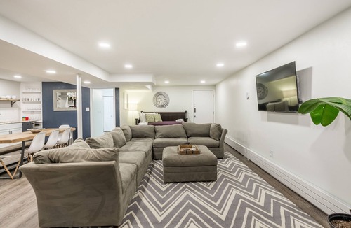 Near West Side Apartment | Adults Only - Walk to the United Center! Modern Touches Surround You - Check Out the Open Staircase! by AllSet Turnover