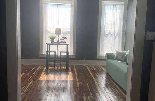 Assumption Apartment | Beach-themed rental with many activities within walking distance.