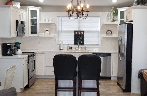 Marion House | Beautiful, LAKEFRONT Home at Lake of Egypt! Private dock, boat house and Beach!