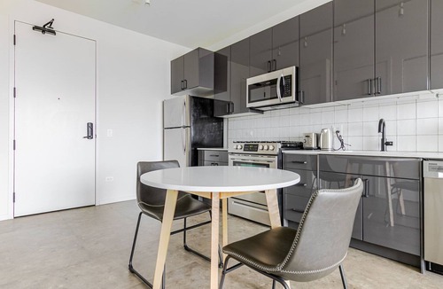 Near West Side Apartment | Blueground | West Loop, gym & bbq, nr Willis Tower