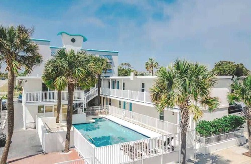 Downtown Myrtle Beach Apartment | Boutique on the beach, Studio #124 + Pool