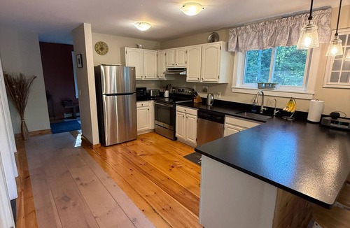 Eidelweiss Village House | Bright Updated Chalet Beaches, Deck, Workstations