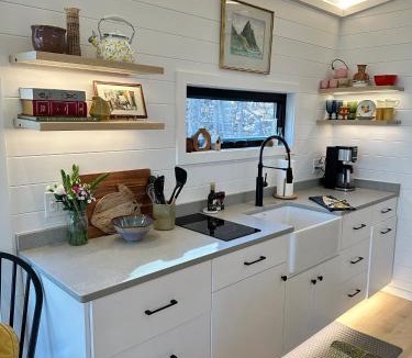 Elon Apartment | Cabin and Studio By The River - Kayaks, Trails, Gym