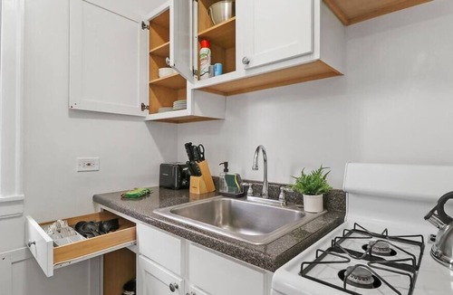 Chicago Apartment | Charming 1BR Unit Close to Vibrant Shops & Dining