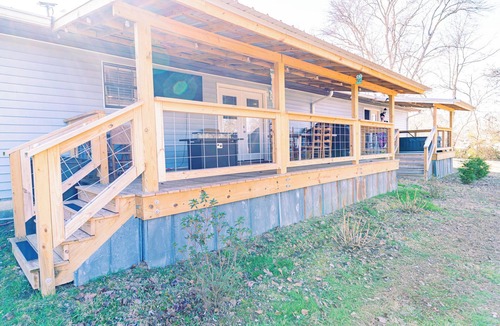 Dandridge House | Charming & Rustic 4-bedroom Home with Hot Tub, Golf Cart, and large yard!