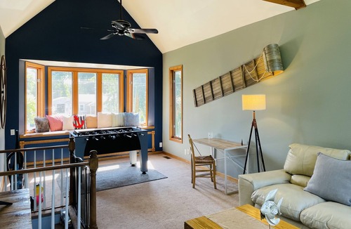 Channel Lake Cottage | Cozy Lake Front Getaway! Views/Fishing/Dogs Welcome/Skiing/Kayaks/Huge Yard!