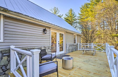 Frank House | Deck + Views: Spacious Newland Home!