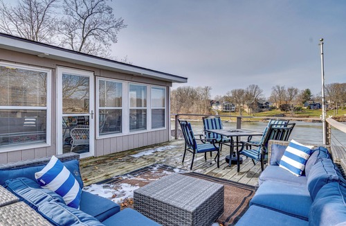 Monticello Apartment | Deck & Views: Waterfront Monticello Studio