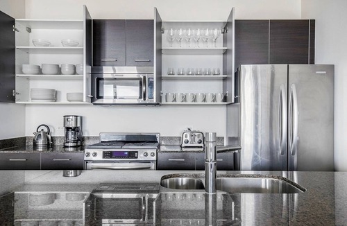River West Apartment | Delightful River West 2BR w/Gym & Firepits, nr L Stop, by Blueground