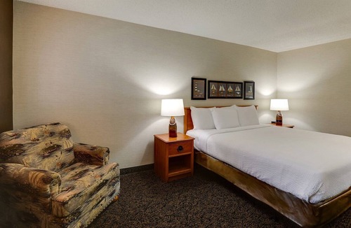 Peoria Hotel | Deluxe King Room in Stoney Creek Peoria! Easy I-74 Access, On-site Parking
