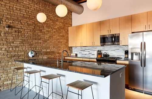 West Loop Apartment | Designer 3BR Luxury Penthouse in Heart of Fulton Market | Featured In Architectu