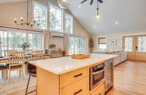 Lyman House | Dock & Game Room: New Waterfront Home in Lyman!