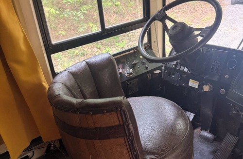 Middle Grove Apartment | Dog friendly trolley with Peanuts Theme
