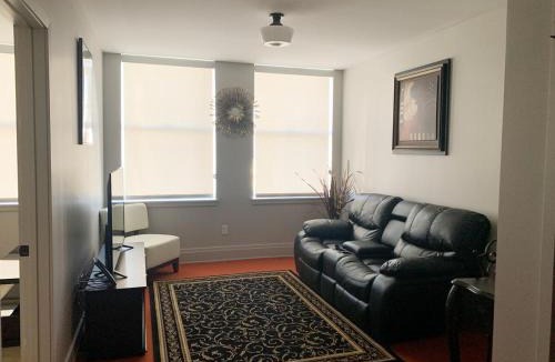 Aurora Apartment | Downtown Aurora River Facing Gem