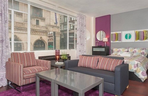 Theatre District Apartment | Downtown Studio, Abundant Natural Light