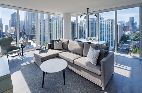 Near North Side Apartment | Experience Chic Old Town Living: Spacious Suites, Top Amenities & Iconic Locale