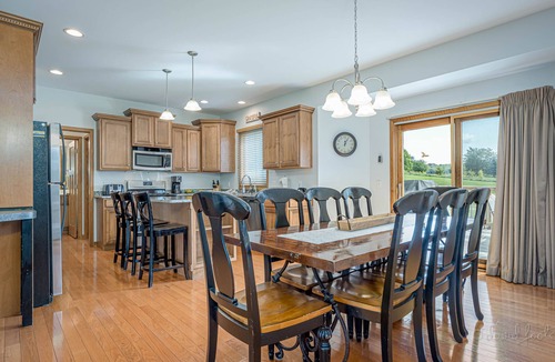 The Galena Territory House | Fall is our Fav @ Fore Augusta ~ Huge Fire Pit, Outdoor Hot Tub, Pool Table!