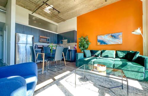 Near South Side Apartment | Family Friendly 2BR South Loop Suite with Optional Parking and Gym Access Sleeps up to 8 Near McCormick Place and Soldier Field