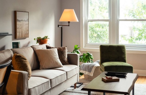 West Bucktown Apartment | Flexhome Logan Square 1BR B1 - Office+W/D+Patio