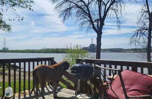 East Moline House | Home on Historic Campbell's Island with Mighty Mississippi River in the backyard