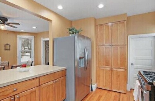 Libertyville House | Home w/porch in DT Libertyville Near Naval Base