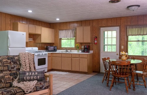 Triumph Cabin | Kishauwau Cabins Dog Friendly [Commanche Cabin] near Starved Rock State Park