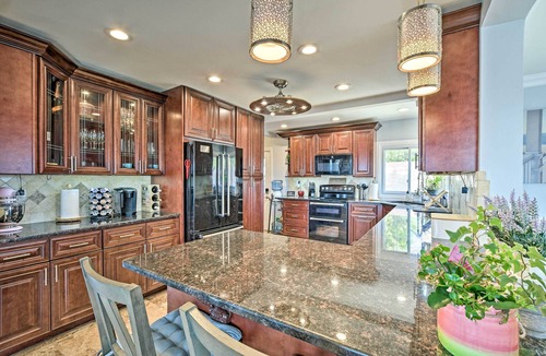 Fox Lake House | Lakefront Home w/Game Room, Theater & Dock!