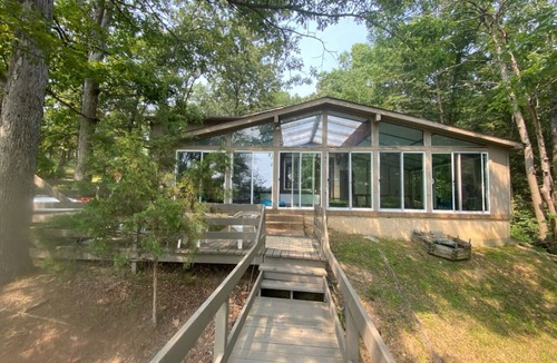 Marion House | Lakefront property with private heated indoor pool and hot tub!