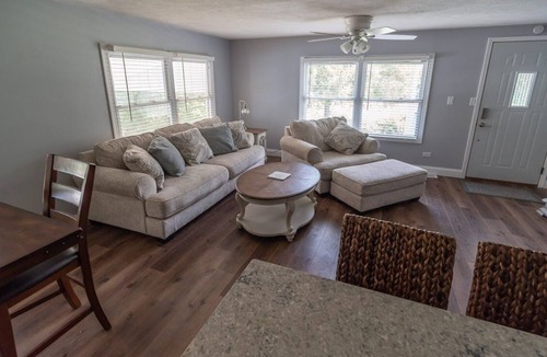 Wolf Creek House | Lakefront property with boat dock and boat rental available, Kayaks included