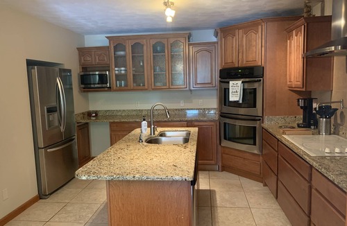 Marion House | Lakehouse property with private pool + bonus space sleeps 14