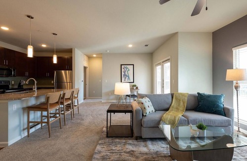Austin Apartment | Landing | Chic 2BD, Pool, Courtyard