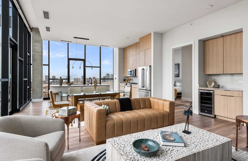 River West Apartment | Luxury 3BR Penthouses + Group Comfort Awaits