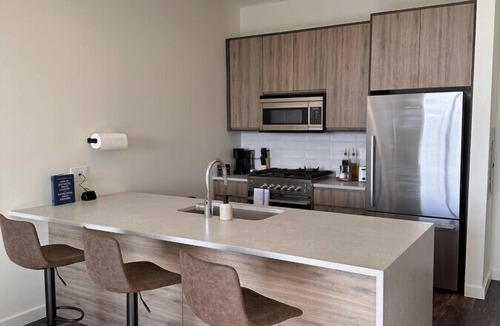 Pulaski Park Apartment | Luxury River West High-Rise N5 Gym+Rooftop+Skyline
