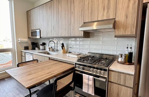 Pulaski Park Apartment | Luxury River West High-Rise N3 Gym+Rooftop+Skyline